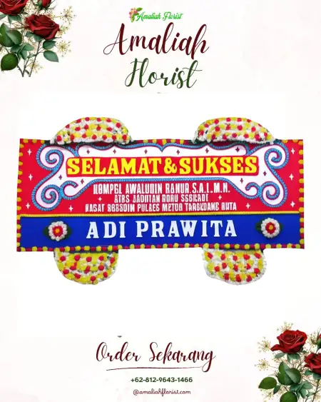 Papan Bunga Ucapan Selamat Cisampang